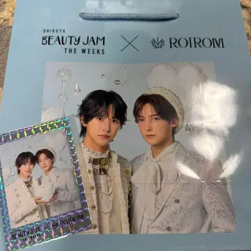 [ 2개 세트 ] ROIROM 로이롬 한정판 굿즈 쇼핑백 스티커