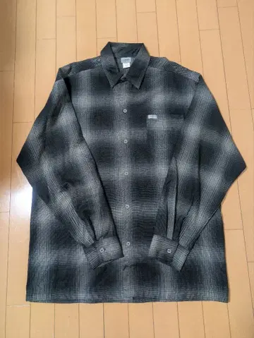 Caltop 칼탑 컬트 옴브레 체크 셔츠