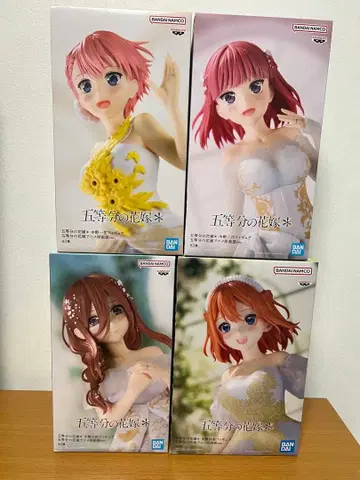 5등분의 신부 애니메이션 원화전 ver. 피규어 4체 세트