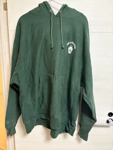 Champion 다크 그린 2XL 후드티