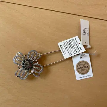 SWAROVSKI 스와로브스키 브로치 플라워 꽃 핑