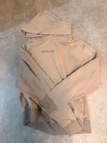 WHITELAND 베이지 후드티