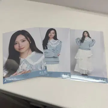 노기자카46 브로마이드 카라 부착 코디 이노우에 나기사 컴프