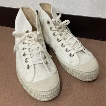 실물 USED 체코군 ARMY 트레이닝 캔버스 스니커즈 43