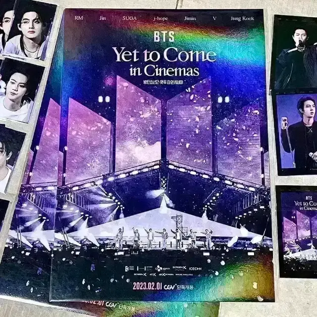 BTS 옛투컴 A3포스터Yet to come포토카드정국진제이홉 방탄소년단