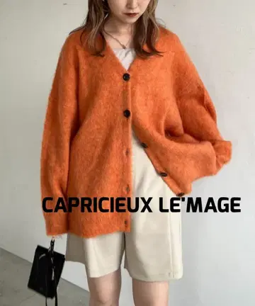 CAPRICIEUX LE'MAGE 모헤어 기모 가디건