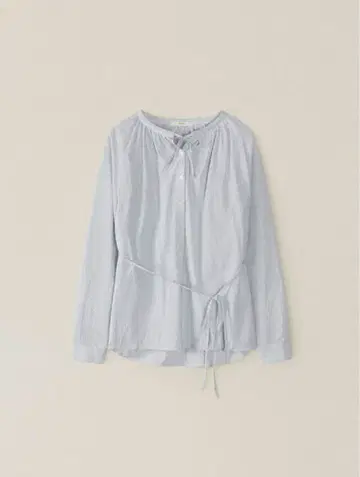 OHOTORO 시폰 라운드 블라우스