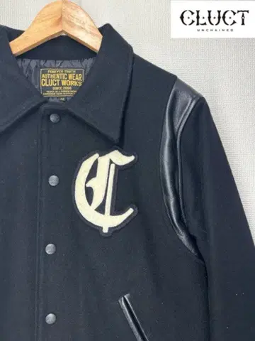 cluct 크라프트 바시티 자켓