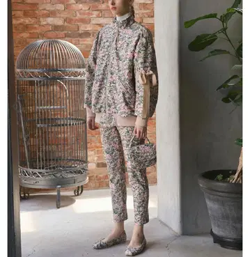 [할인] 트루 바이 마리코 오이카와/꽃무늬 팬츠/사이즈 34