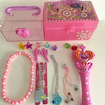 쥬얼리 박스 핑크 여아 완구 액세서리 세본스타 반지