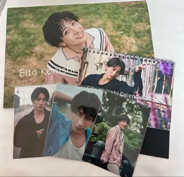 코니시 에이토 2026 사인 포함 달력, 브로마이드 3종