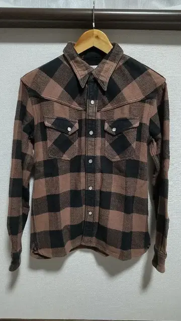 플랫 헤드 플란넬 셔츠 38