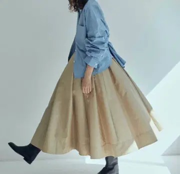 SEA 치노 플리츠 스완 스커트 일본제