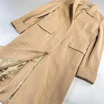 인터플래닛 캐시미어 100% 스텐카라 코트 카멜 롱 M