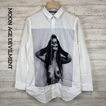 문에이지 데빌먼트 할로윈 사진 긴팔 셔츠 미사용 택 포함