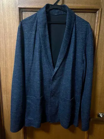 JOSEPH 조셉 헤링본 자켓 네이비 계열 48 ( L 상당 )