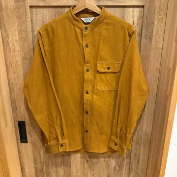 파이브 브라더스 밴드 카라 플란넬 셔츠 노카라 USA