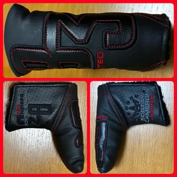 초레어 고급 2024 B3 트리플 블랙 디자인 퍼터 커버 골프헤드커버