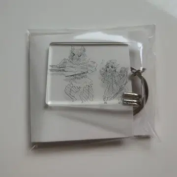 귀멸의 칼날  원화전 클리어 베이스 키링 탄지로, 이노스케, 카나오