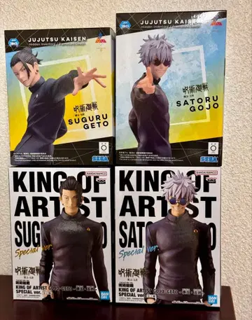 주술회전 피규어 고죠 사토루 게토 스구루 4종 세트