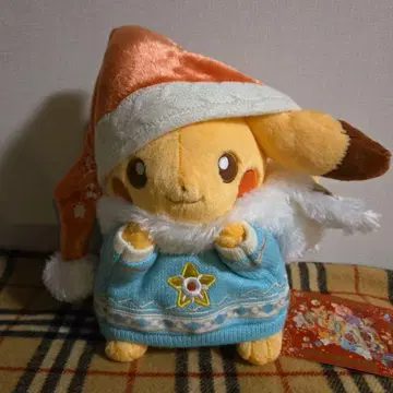 포켓몬 피카츄 크리스마스 봉제 인형 2024 스타미
