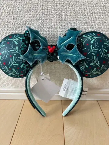 [ 새상품 ] 캘리포니아 디즈니랜드 머리띠 'Club33' 크리스마스