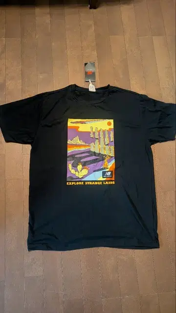 뉴발란스 MT21509 XL 블랙 티셔츠