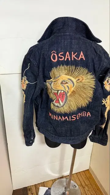 야마네 데님 자켓 미나미센바 사이즈 38