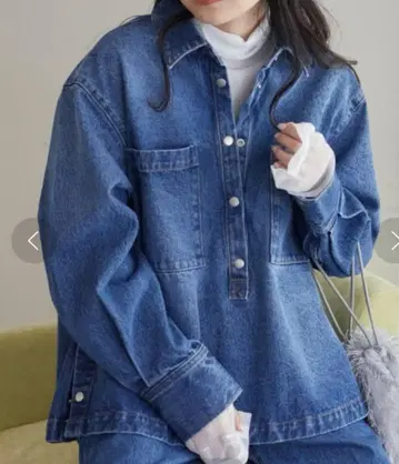 willow 데님 셔츠 아노락