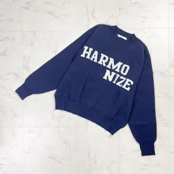 저널 스탠다드 리룸 로고 니트 긴팔 스웨터 네이비 사이즈 F