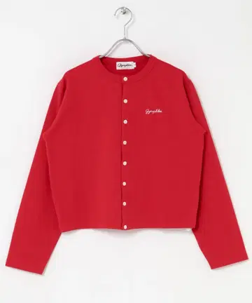 GYMPHLEX 쇼트 크루넥 가디건 택 포함 새상품