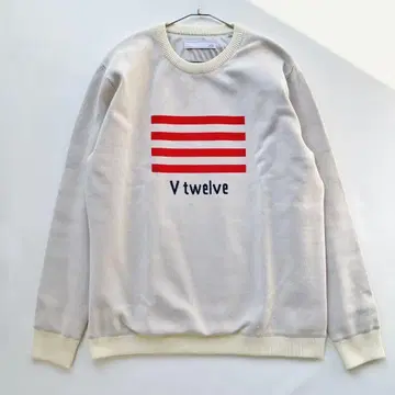 24AW 비투엘브 니트 XXlL 크림 US KNIT
