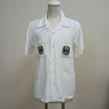 레어, HOUSTON 레이온 오픈 카라 셔츠