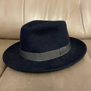 펠트 햇 중절모 블랙 Crushable 크러셔블