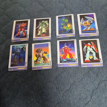 건담 프라모델 컬렉션 부속품 카드 8장 세트