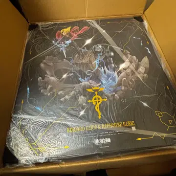 에드워드 엘릭 & 알폰스 엘릭 동상 피규어