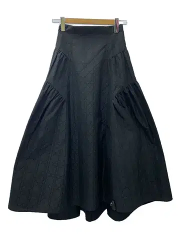 FRAY I.D 프레이 아이디 퀼팅 자카드 개더 스커트