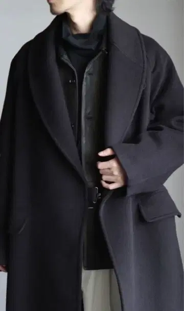 22AW blurhms 블럼스 숄 코트 캐시미어 3