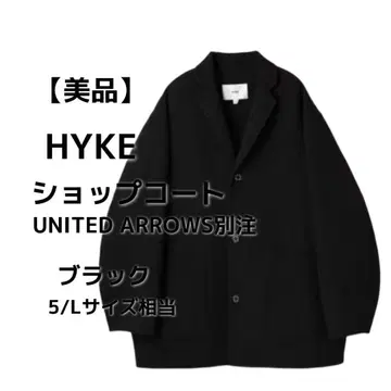 [ 새상품급 ] HYKE 샵코트 블랙 L 사이즈
