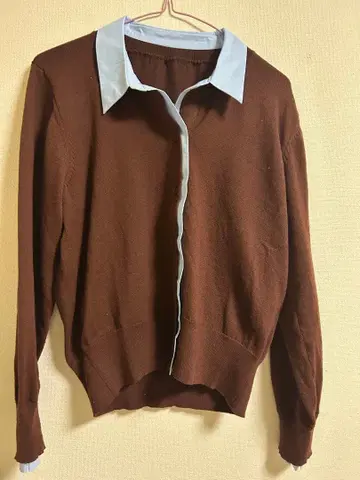 miette 브라운 상의 M 사이즈