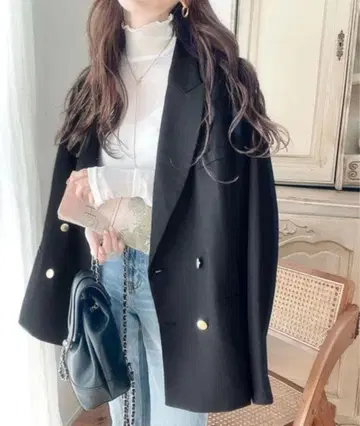 새상품급 Classical Elf 사이드 슬릿 오버 사이즈 더블 자켓