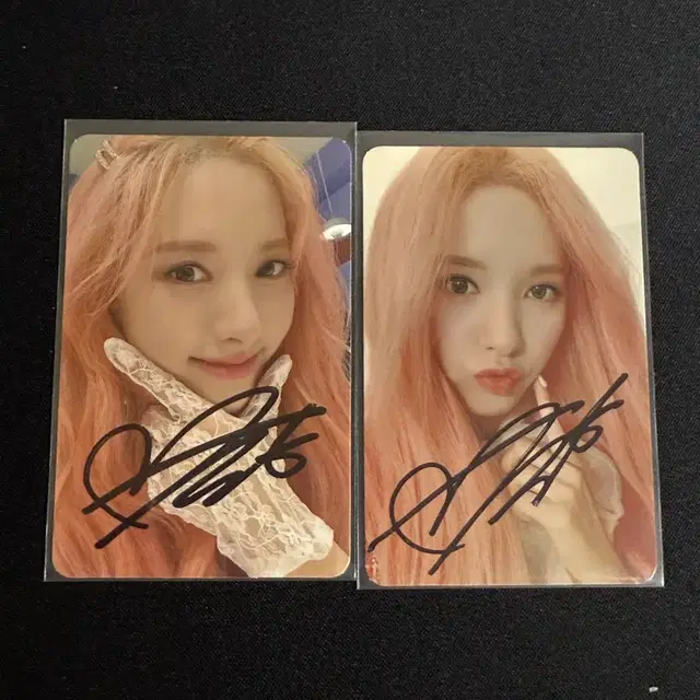 우주소녀 보나 김지연 싸인 앨범 포카 포토카드 일괄 양도