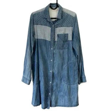 child woman 차일드우먼 데님 셔츠 리메이크풍 원피스