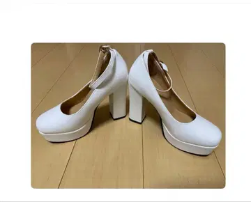 브라이덜 포멀 신발 화이트 23cm 무대 등에도