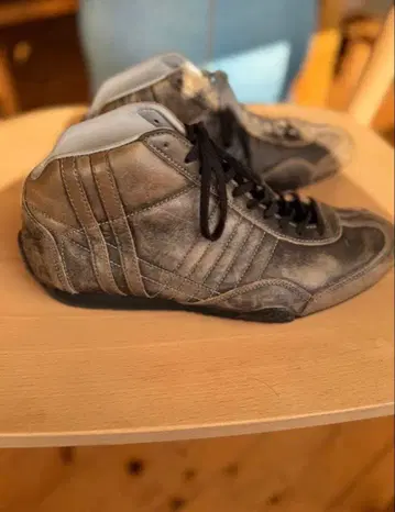 Patrick 하이컷 천연 가죽 스니커즈 패트릭 25.5