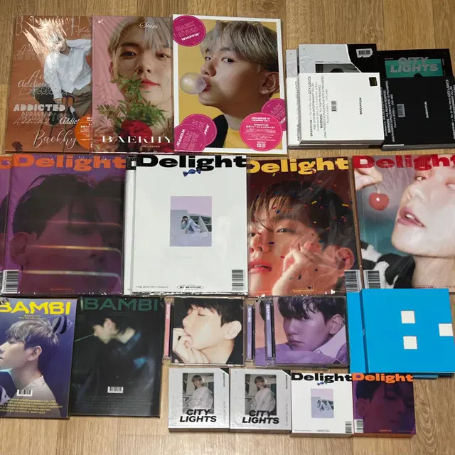 엑소 백현 솔로 유닛 첸백시 앨범 일괄