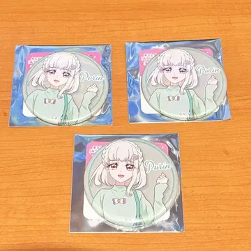 너와 아이돌 프리큐어 찾았다! 사이좋게 쇼핑 다나카 푸린 캔뱃지