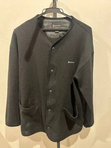 snow peak 블랙 가디건