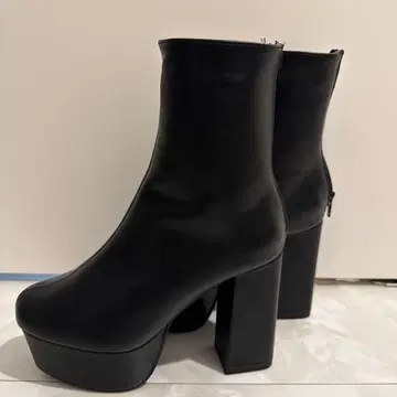 숏부츠 통굽 M 블랙