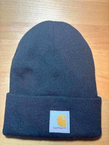 Carhartt 블랙 니트 모자 남성용 여성용